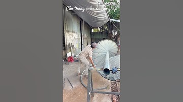 Cầu thang xoắn ốc lắp ghép# tanphattai89 #cauthang #thangxoan#thang #xuhuong#reels