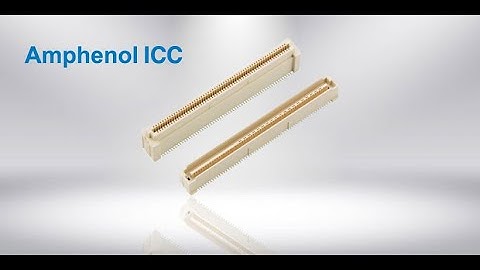 FCI Basics BergStak® FX10 | 0.50mm Board-to-Board Connector