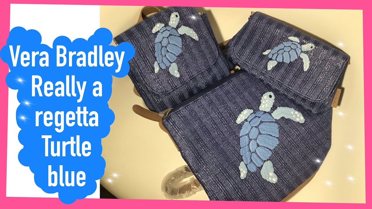 Vera Bradley | Vera Bradley REALLY REGETTA TURTLE BLUE COLLECTION | Vera obsessed