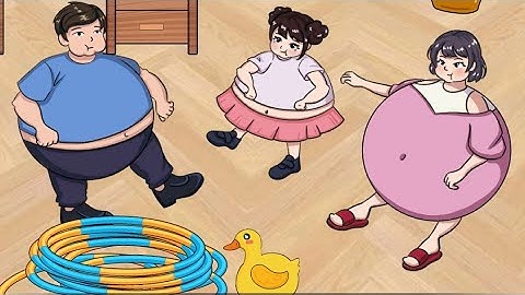 Tricky twist puzzle level 27 Help them loose weight