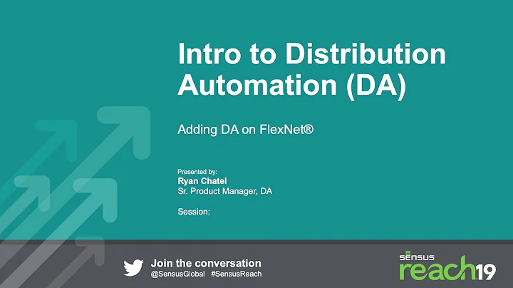 Reach 19 - Introduction to Distribution Automation (DA)