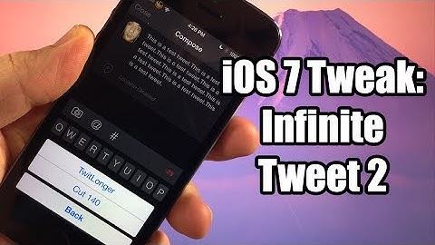 iOS 7 Jailbreak Tweak - Infinite Tweet 2