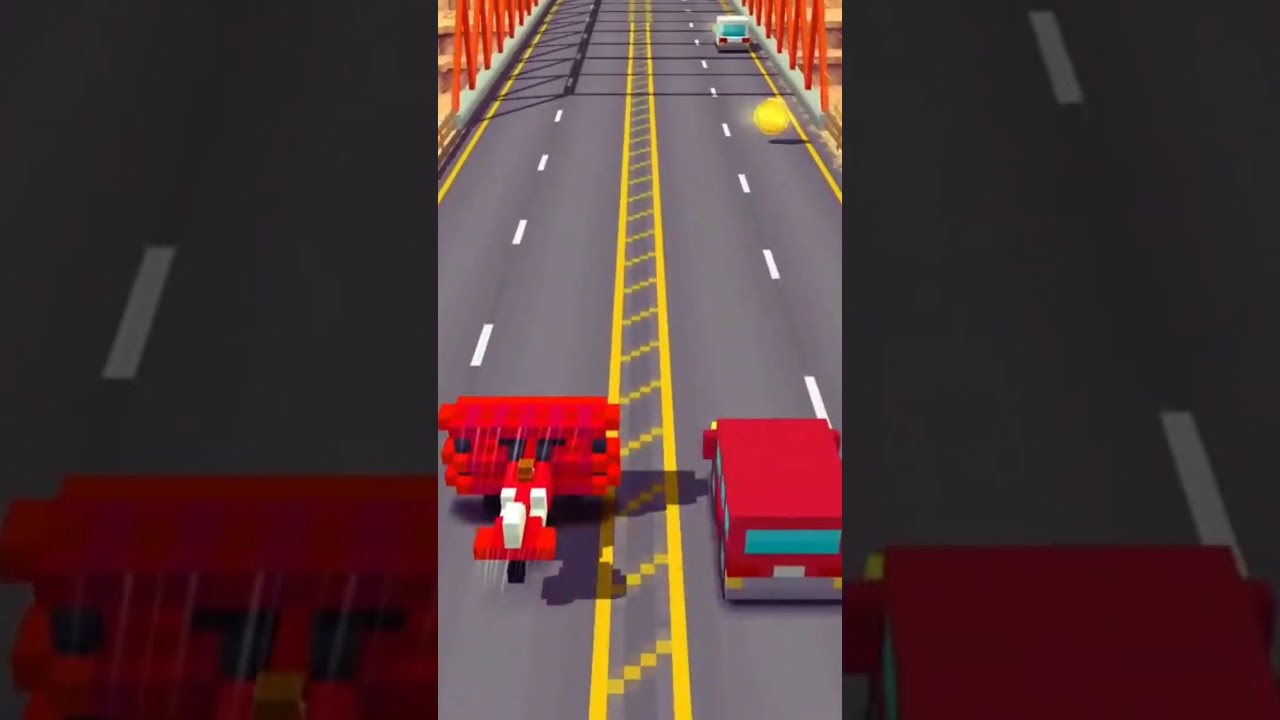 Race Through Unpredictable Traffic - Blocky Highway Gameplay