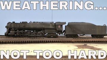 Weathering a O Scale locomotive...my first attempt