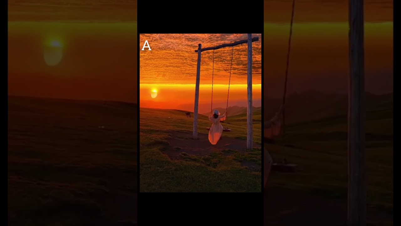 which sunset view give you best vibes💫ft.suzume 