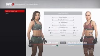 Jessica Aguilar Vs Velentina Shevchenko Ea Ufc 3 Belly Punch Contest