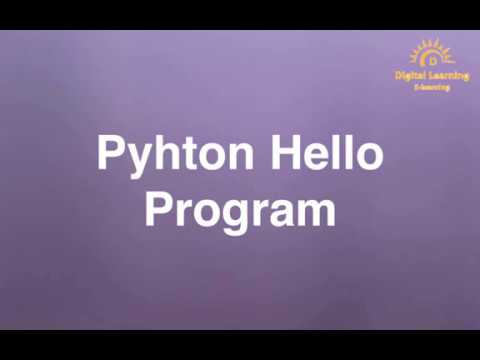 9 Python Hello Program | Online Training Download app from below link