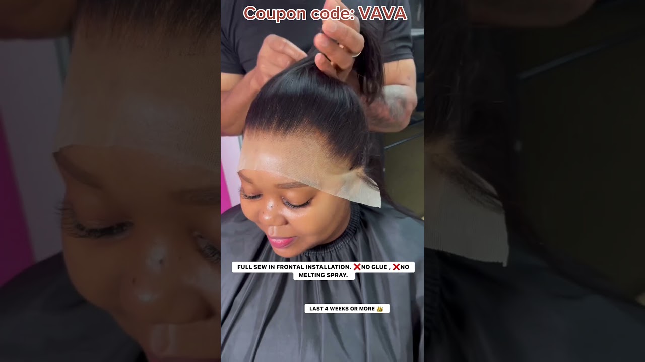 Tutorial Sew-in Weave w/Frontal Install | Pre-plucked Lace 