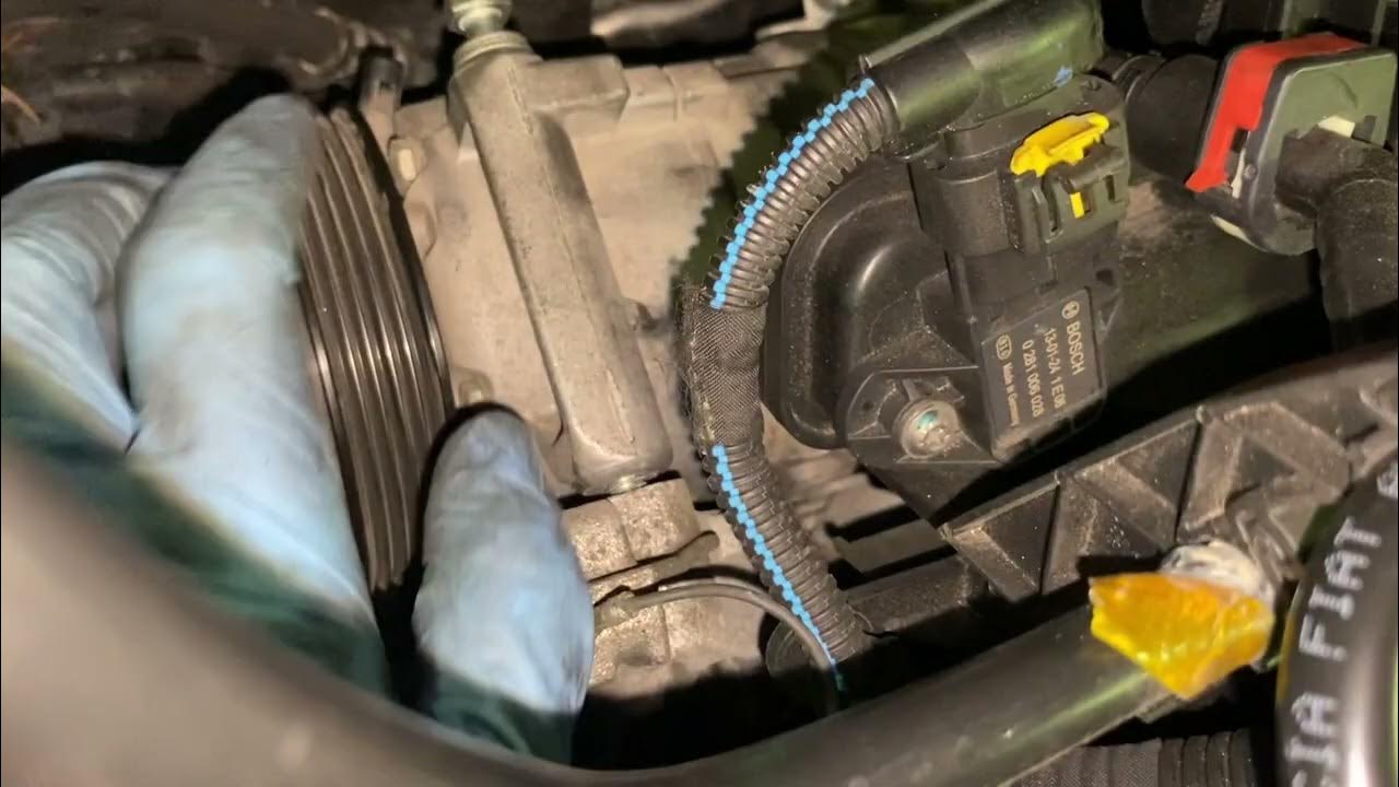 Fiat 500L AC Compressor replacement The EASY way! - YouTube