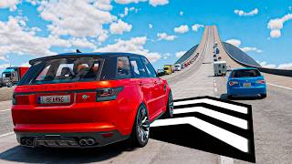 1446 MPH Speed Challenge vs Vehicles! 😱 BeamNG.drive Extreme Destruction #88 screenshot 5