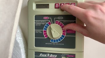 How to program a Rain Bird ESP-TM sprinkler timer