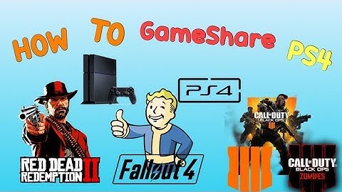 How to Gameshare on PS4 (EASY METHOD) (STEP BY STEP TUTORIAL) 2019