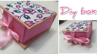 In this video i made a paper gift box is super easy you can to anyone
and it be your last minute use - glu...