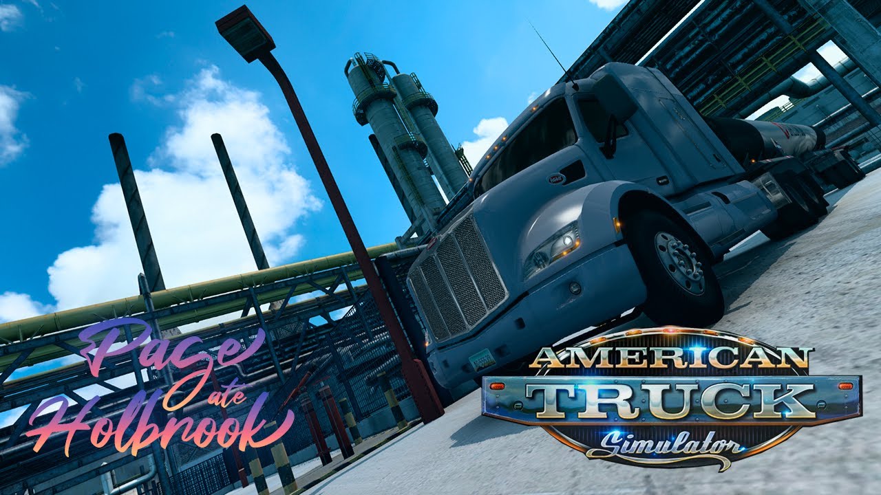 TRANSPORTE DE DIESEL ATÉ HOLBROOK EM NEVADA American Truck Simulator Logitech G920 41