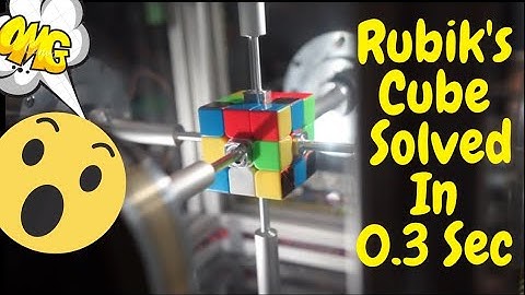Robotic Machine Solves ANY Rubik