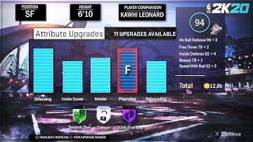 NBA 2K20 - New Archetype Builds / MyPlayer Upgrade System...