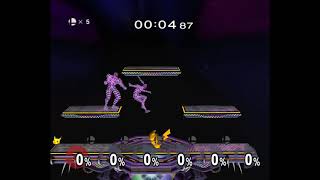 SSBM | 10-Man Melee Pikachu 6.45 (TAS WR)