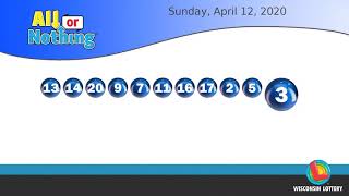 WI Lottery DailyLotto 04/12/2020