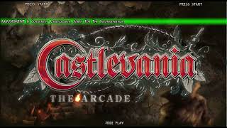 Castlevania Arcade Intro Splash Screen coin op