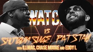 WATCH: SHOTGUN SUGE vs PAT STAY with ILLMAC, CHASE MOORE & EDDY I.