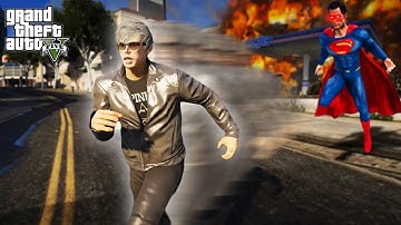 GTA 5 - Quicksilver VS Superman | Super Speed VS Super Strength