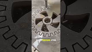 This Water Jet Can Slice Through Metal 😨🔪 #shorts #facts #interestingfacts #factshock