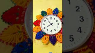 Macrame Dori wall watch decoration/ made by my mummy #212