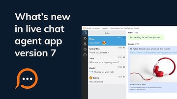 New updates in Provide Support live chat app version 7