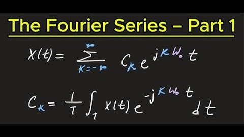 The Fourier series (complex-exponential form) — clearly explained (part 1)