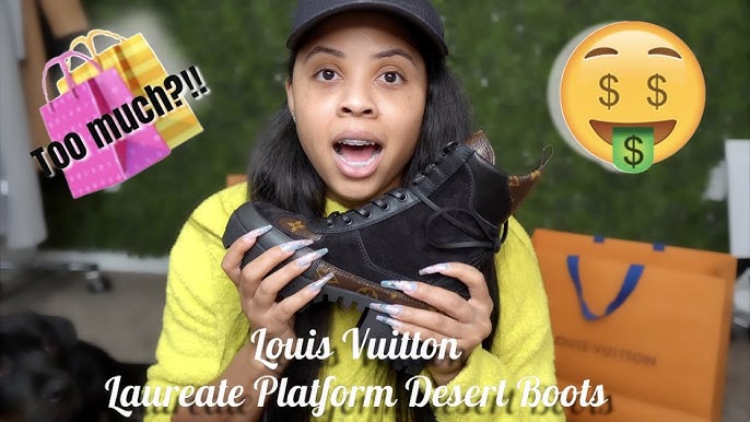 LOUIS VUITTON UNBOXING!!! (My New Laureate Desert Boots)