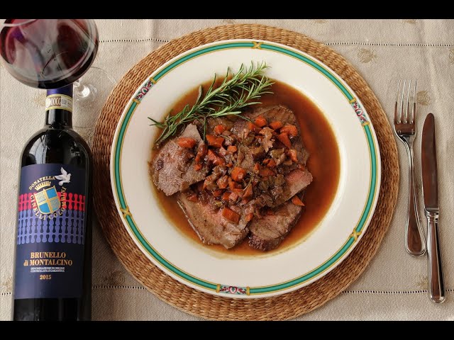 Vitello in arrosto morto, Fattoria del Colle, Tuscany, Italy