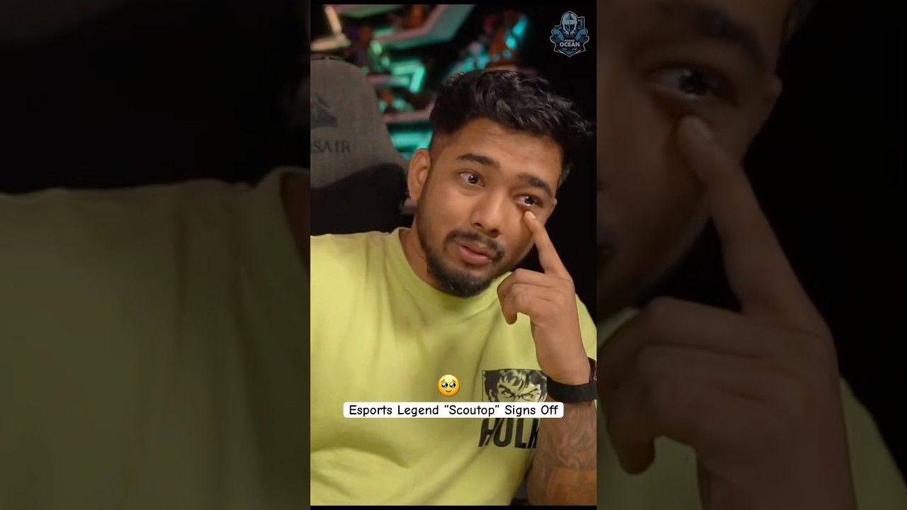 Scout’s Goodbye esports 💔🥹 