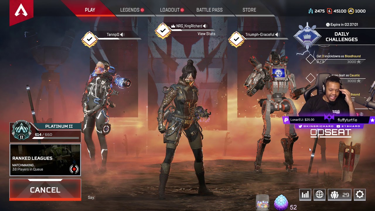 Apex Legends - @apex its endless for cheated players (Kingrichard)
