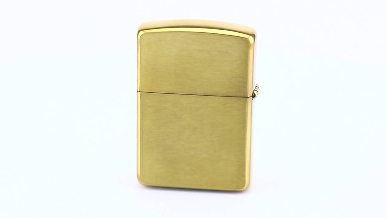 Запальничка Zippo 168 CLASSIC armor brushed brass | zippo-ua.com