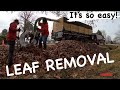 Oddly Satisfying Compilation of Leaf Removals (Time Lapse) with the 37HP BillyGoat Debris Loader