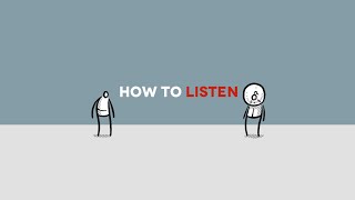 How to Listen: you aren&#39;t listening