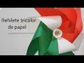 Rehilete tricolor de papel