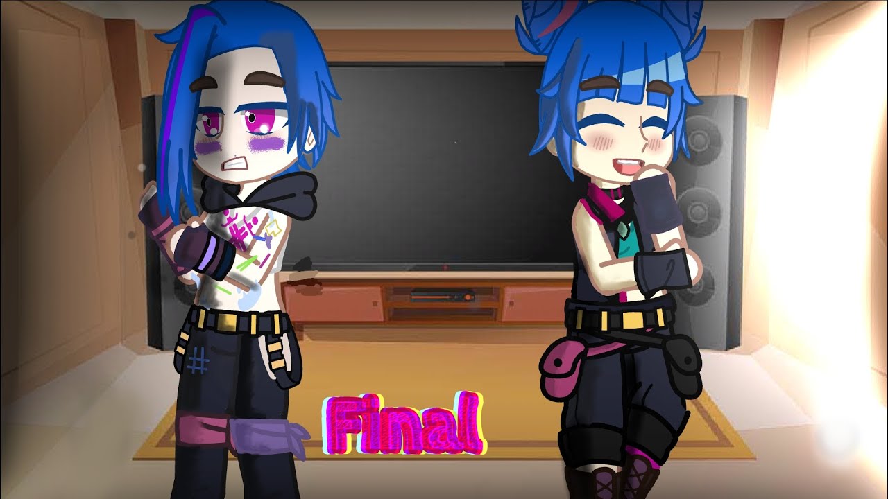 Past Arcane react to Jinx|{2/2•} 💥