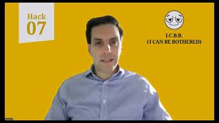 Mastering Your Mind - Hack 7 - I.C.B.B. (I Can Be bothered)