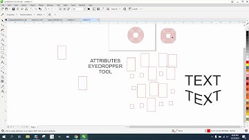Corel Draw Tips & Tricks Attributes Eye Dropper Part 8 MORE INFO