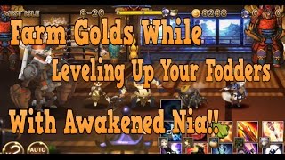 [Seven Knights] Farming at 8-20 Using Nia in 1 Min - Farming Rubies and Golds!!