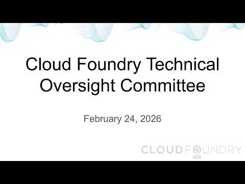 Technical Oversight Committee, February 24 2026