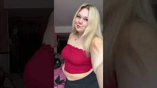 Chubby girl 22 #chubby #plussize #belly #bellyfat #weightgain #curvy