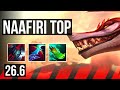 NAAFIRI vs MORDEKAISER (TOP) | 48K damage, Good KDA: 12/2/7 | EUW Diamond | 26.6