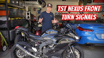 TST Nexus Front Turn Signals for Kawasaki ZX4R / ZX4RR