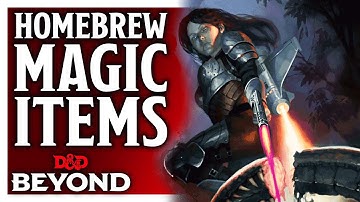 How to Homebrew Magic Items on D&D Beyond - Builds Character