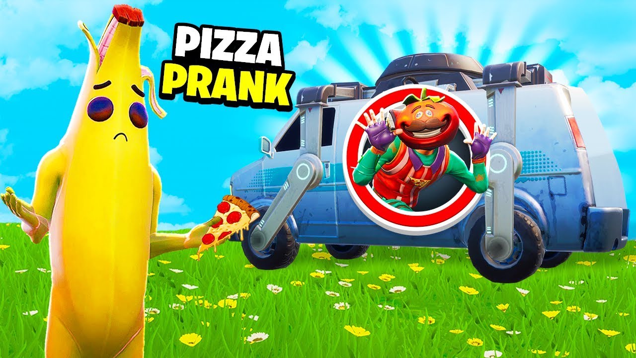So I gave everyone in Fortnite FREE PIZZA... (Fortnite Pranks) - So in today's video I gave everyone in Fortnite Playgrounds mode some free pizza IF THEY COULD FIND ME IN HIDE AND SEEK. 
Do you want to see more pranks and tro