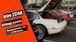 90s JDM 3000gt 300zx Meet - Amazing Jdm Car Meet - Car Meet Rosemont Illinois