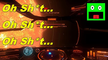 Elite Dangerous OH SH*T How NOT to fuel scoop.