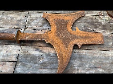 Thumbnail for Restoration a axe sword old | Restore metal castings ax sword | Restore China sword ax